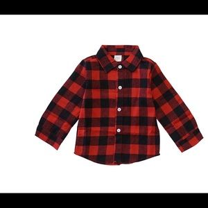 Boys plaid button up